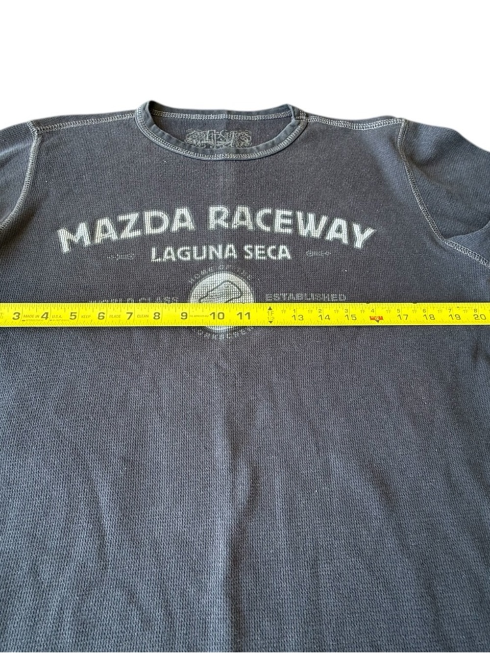 Vintage Mazda Raceway Laguna Seca Long Sleeve Shirt, XL - Picture 4 of 6